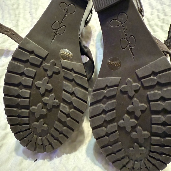 Jessica Simpson Black Open-Toe Heels - Picture 10 of 11